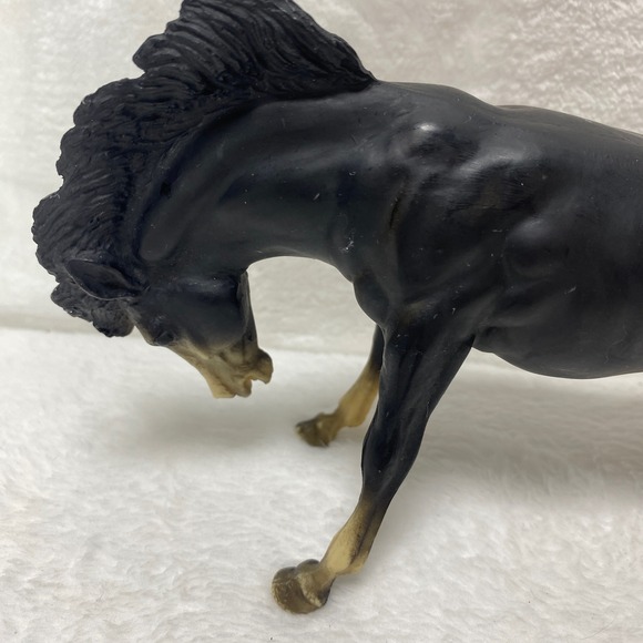 VTG Breyer Bucking‎ Bronco Model #190 Horse Black Stallion Cowboy Cowgirl Rodeo - Picture 2 of 14